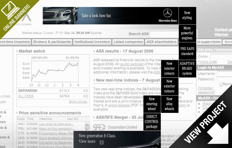 Mercedes Benz Banner